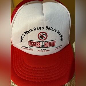 Red & White Trucker Hat